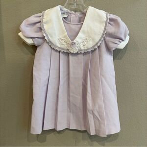 Vintage Piccolo | 4T | girls Easter dress purple gingham girls 4T dress